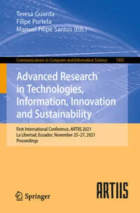 Guarda / Portela / Santos |  Advanced Research in Technologies, Information, Innovation and Sustainability | eBook | Sack Fachmedien