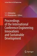 Mantulenko / Ashmarina |  Proceedings of the International Conference Engineering Innovations and Sustainable Development | Buch |  Sack Fachmedien