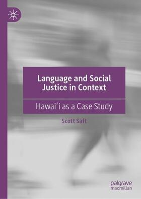 Saft | Language and Social Justice in Context | Buch | sack.de