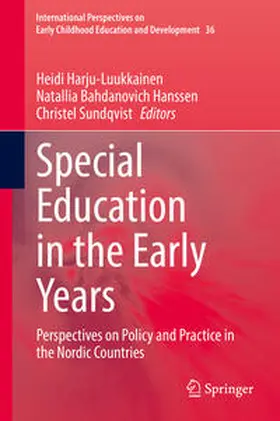 Harju-Luukkainen / Hanssen / Sundqvist |  Special Education in the Early Years | eBook | Sack Fachmedien