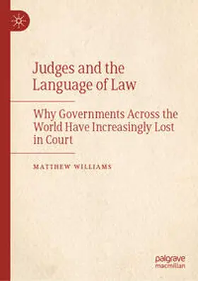 Williams |  Judges and the Language of Law | eBook | Sack Fachmedien