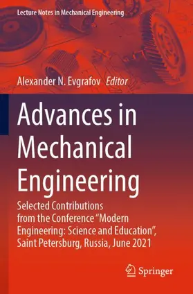 Evgrafov |  Advances in Mechanical Engineering | Buch |  Sack Fachmedien