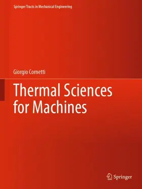 Cornetti |  Thermal Sciences for Machines | Buch |  Sack Fachmedien