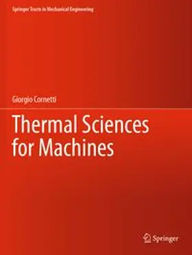 Cornetti | Thermal Sciences for Machines | Buch | 978-3-030-91595-7 | www.sack.de