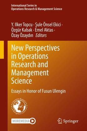 Topcu / Önsel Ekici / Özaydin | New Perspectives in Operations Research and Management Science | Buch | 978-3-030-91850-7 | sack.de