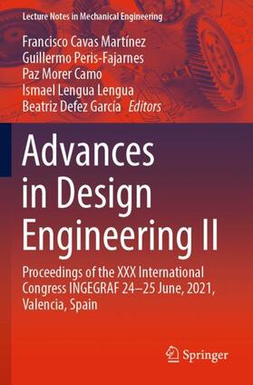 Cavas Martínez / Peris-Fajarnes / Defez García | Advances in Design Engineering II | Buch | 978-3-030-92428-7 | sack.de
