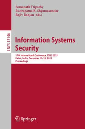 Tripathy / Shyamasundar / Ranjan | Information Systems Security | E-Book | www.sack.de