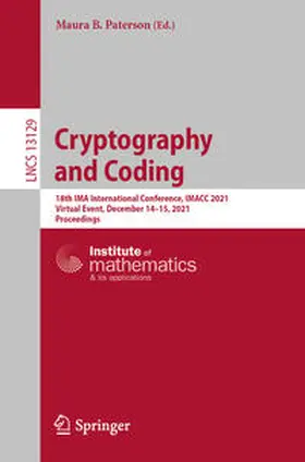 Paterson |  Cryptography and Coding | eBook | Sack Fachmedien