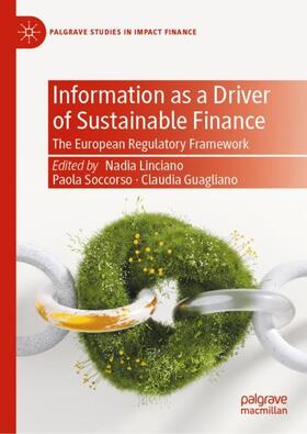 Linciano / Guagliano / Soccorso | Information as a Driver of Sustainable Finance | Buch | 978-3-030-93767-6 | sack.de