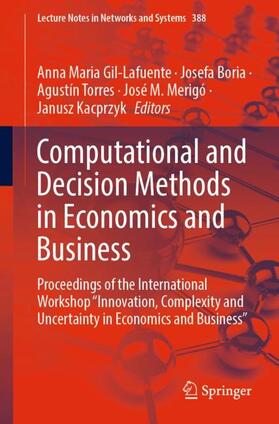 Gil-Lafuente / Boria / Kacprzyk | Computational and Decision Methods in Economics and Business | Buch | 978-3-030-93786-7 | sack.de