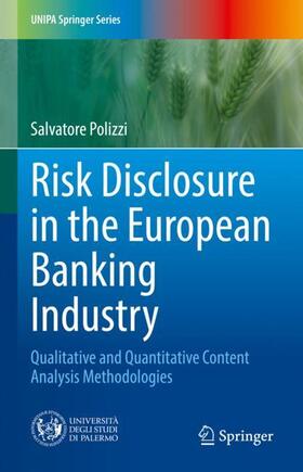 Polizzi | Risk Disclosure in the European Banking Industry | Buch | 978-3-030-93966-3 | sack.de