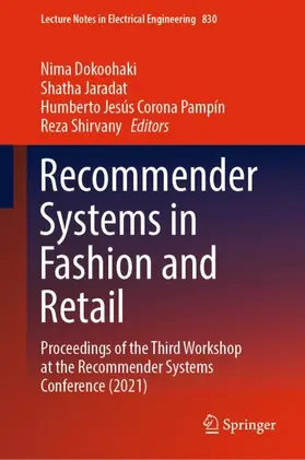 Dokoohaki / Shirvany / Jaradat |  Recommender Systems in Fashion and Retail | Buch |  Sack Fachmedien