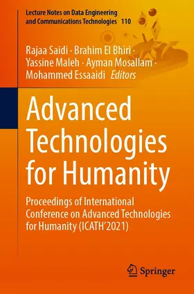 Saidi / El Bhiri / Maleh | Advanced Technologies for Humanity | E-Book | www.sack.de