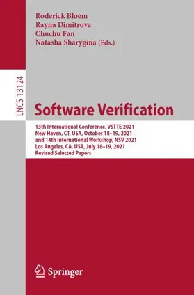 Bloem / Sharygina / Dimitrova | Software Verification | Buch | 978-3-030-95560-1 | sack.de