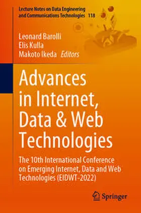 Barolli / Kulla / Ikeda | Advances in Internet, Data & Web Technologies | E-Book | sack.de
