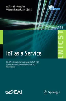 Hussain / Jan |  IoT as a Service | eBook | Sack Fachmedien