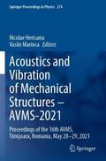 Marinca / Herisanu |  Acoustics and Vibration of Mechanical Structures ¿ AVMS-2021 | Buch |  Sack Fachmedien