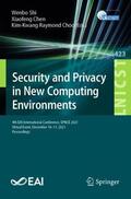 Shi / Choo / Chen |  Security and Privacy in New Computing Environments | Buch |  Sack Fachmedien