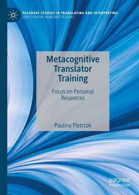 Pietrzak |  Metacognitive Translator Training | eBook | Sack Fachmedien