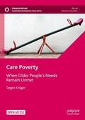 Kröger |  Care Poverty | Buch |  Sack Fachmedien