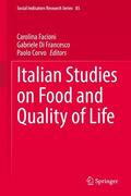 Facioni / Di Francesco / Corvo |  Italian Studies on Food and Quality of Life | eBook | Sack Fachmedien