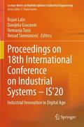 Lalic / Simeunovic / Gracanin |  Proceedings on 18th International Conference on Industrial Systems ¿ IS¿20 | Buch |  Sack Fachmedien