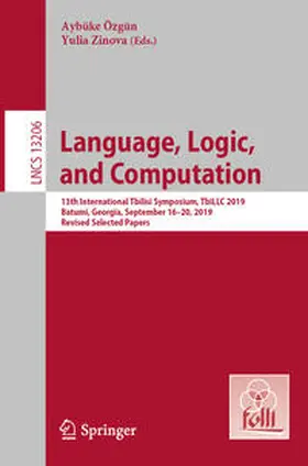 Özgün / Zinova |  Language, Logic, and Computation | eBook | Sack Fachmedien
