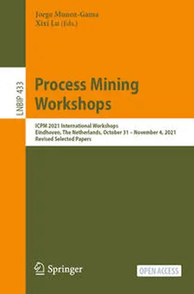 Lu / Munoz-Gama |  Process Mining Workshops | Buch |  Sack Fachmedien