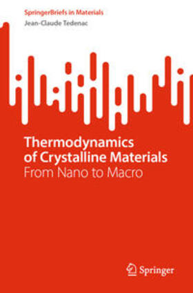 Tedenac | Thermodynamics of Crystalline Materials | E-Book | sack.de