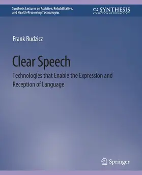 Rudzicz |  Clear Speech | Buch |  Sack Fachmedien