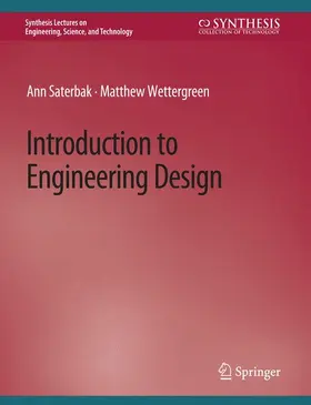 Wettergreen / Saterbak |  Introduction to Engineering Design | Buch |  Sack Fachmedien