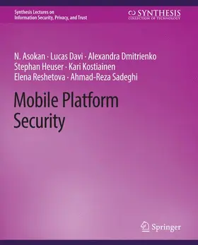 Asokan / Davi / Dmitrienko |  Mobile Platform Security | Buch |  Sack Fachmedien
