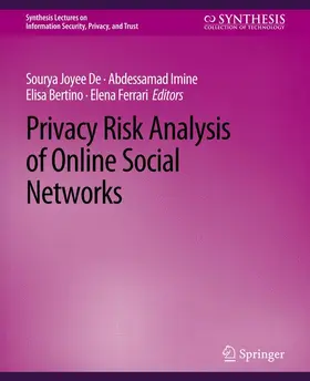 Imine / Joyee De |  Privacy Risk Analysis of Online Social Networks | Buch |  Sack Fachmedien