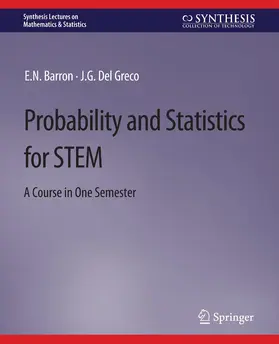 Greco / Barron |  Probability and Statistics for STEM | Buch |  Sack Fachmedien