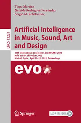 Martins / Rodríguez-Fernández / Rebelo | Artificial Intelligence in Music, Sound, Art and Design | E-Book | sack.de