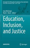 Navin / McGregor |  Education, Inclusion, and Justice | Buch |  Sack Fachmedien