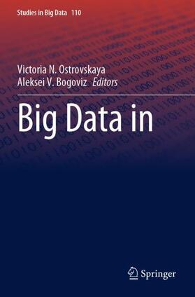 Bogoviz / Ostrovskaya | Big Data in the GovTech System | Buch | 978-3-031-04905-7 | sack.de