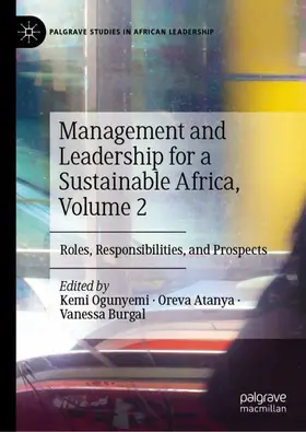 Ogunyemi / Burgal / Atanya |  Management and Leadership for a Sustainable Africa, Volume 2 | Buch |  Sack Fachmedien