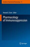 Eisen |  Pharmacology of Immunosuppression | Buch |  Sack Fachmedien