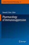 Eisen |  Pharmacology of Immunosuppression | Buch |  Sack Fachmedien