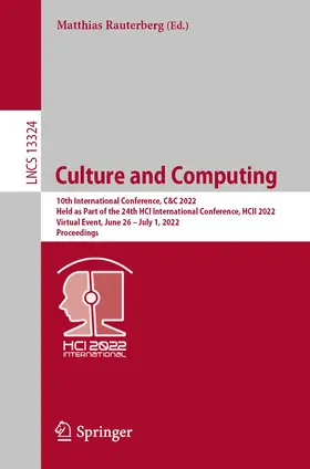 Rauterberg |  Culture and Computing | Buch |  Sack Fachmedien