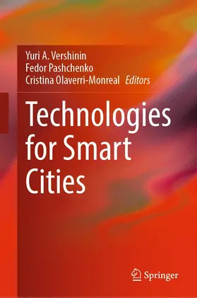 Vershinin / Pashchenko / Olaverri-Monreal | Technologies for Smart Cities | E-Book | www.sack.de