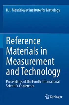 Medvedevskikh / Sobina / Kremleva | Reference Materials in Measurement and Technology | Buch | 978-3-031-06287-2 | www.sack.de
