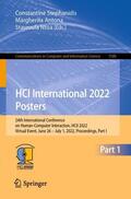 Stephanidis / Ntoa / Antona |  HCI International 2022 Posters | Buch |  Sack Fachmedien