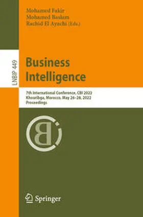 Fakir / Baslam / El Ayachi |  Business Intelligence | eBook | Sack Fachmedien