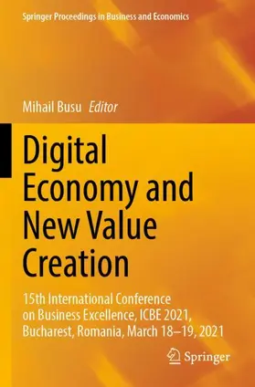 Busu | Digital Economy and New Value Creation | Buch | 978-3-031-07267-3 | sack.de