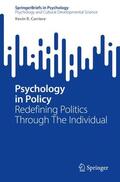 Carriere |  Psychology in Policy | Buch |  Sack Fachmedien