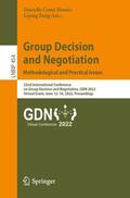 Fang / Morais |  Group Decision and Negotiation: Methodological and Practical Issues | Buch |  Sack Fachmedien