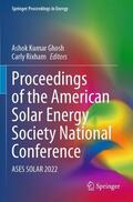 Rixham / Ghosh |  Proceedings of the American Solar Energy Society National Conference | Buch |  Sack Fachmedien