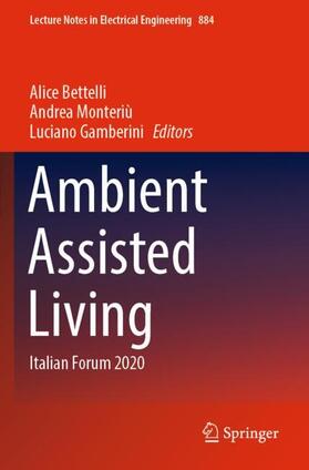 Bettelli / Gamberini / Monteriù |  Ambient Assisted Living | Buch |  Sack Fachmedien